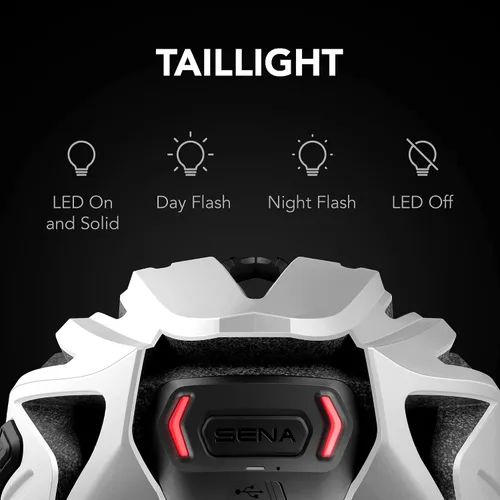 Vista 5 de Casco de Ciclismo en Carretera Sena R2 / R2 EVO / (Alexa Incorporada) solo R2X, Comunicaciones Inteligentes Bluetooth y de Intercomunicador de Malla