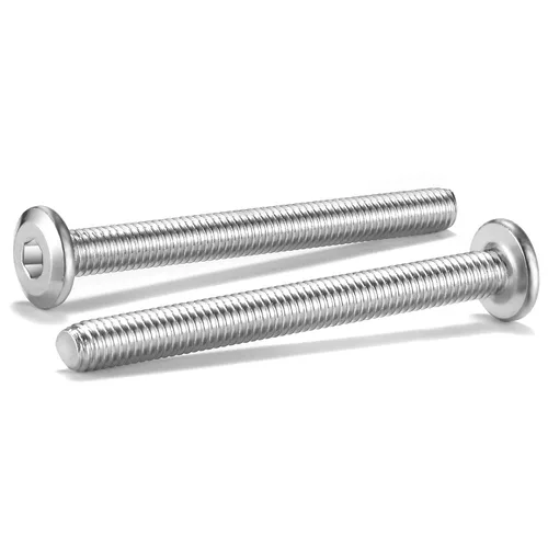 Vista 22 de 20 tornillos hexagonales de cabeza plana M5 x 0.236 in, acero inoxidable 304 18-8, rosca completa (con llave hexagonal)