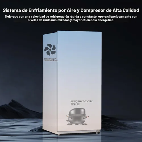 Vista 7 de SMETA Congelador vertical de 13.8 pies cúbicos, refrigerador convertible de pie en posición vertical sin escarcha, refrigerador profundo sin