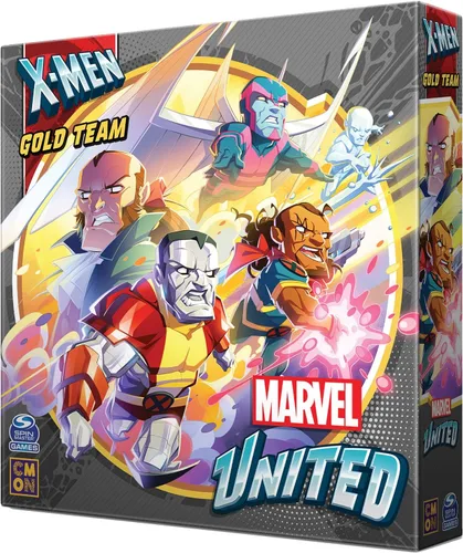 Vista 6 de CMON Marvel United X-Men Gold Team Expansion Juego de miniaturas de mesa Juego de estrategia Juego cooperativo para adultos y niños A partir