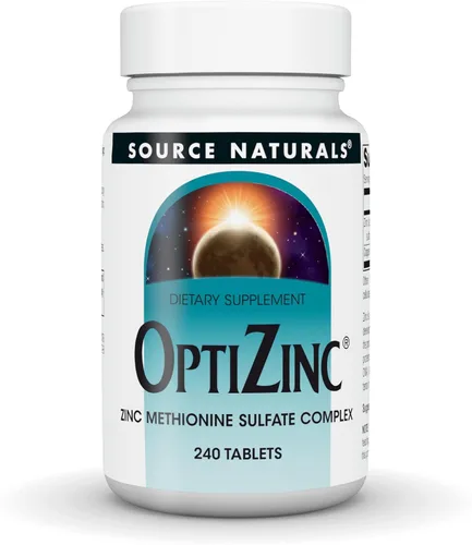 Vista 7 de Source Naturals OptiZinc Zinc Metionina Sulfato Complejo & Suplemento Dietético - 60 Tabletas