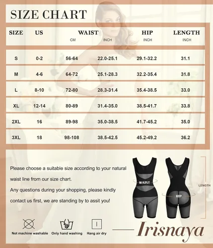 Vista 6 de Irisnaya Faja Faja Shapewear Body con control de abdomen, sin costuras, moldeador de cuerpo de alta cintura, levantador de glúteos, pantalones