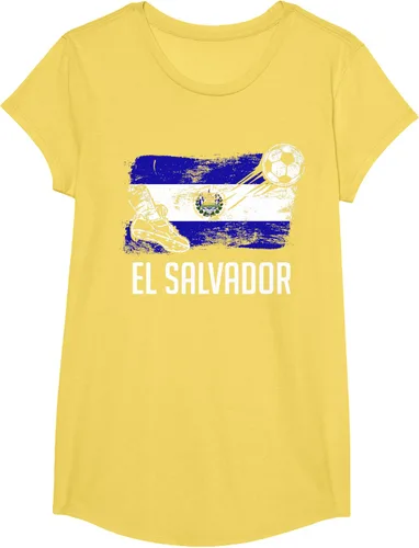 Vista 33 de Camiseta salvadoreña con bandera de fútbol salvadoreño