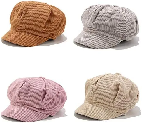 Vista 5 de YTGDCXS Retro British Casual Newsboy hat Fisherman hat Fashion Beret hat Suitable for Autumn and Winter