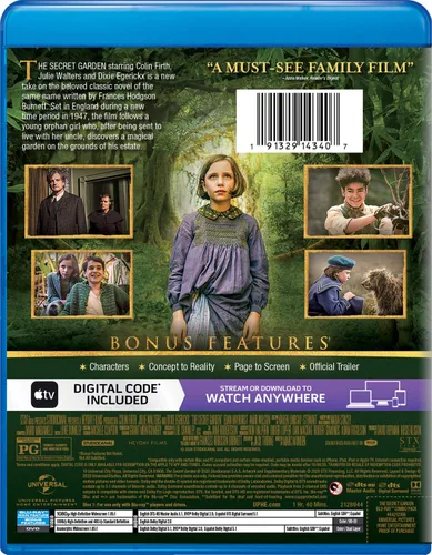 Vista 2 de The Secret Garden - Blu-ray + DVD + Digital
