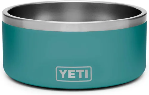 Vista 9 de YETI Boomer 8 - Tazón antideslizante y de acero inoxidable para perro, con capacidad de 64 onzas Blanco