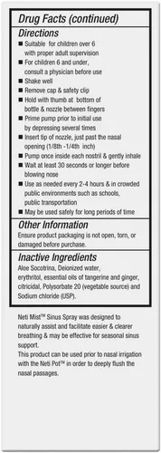 Vista 4 de Himalayan Institute Tanp Nms 01 Neti Mist Sinus Spray