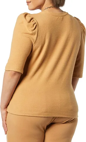 Vista 2 de Daily Ritual Blusa de punto acogedor con mangas 34 para mujer