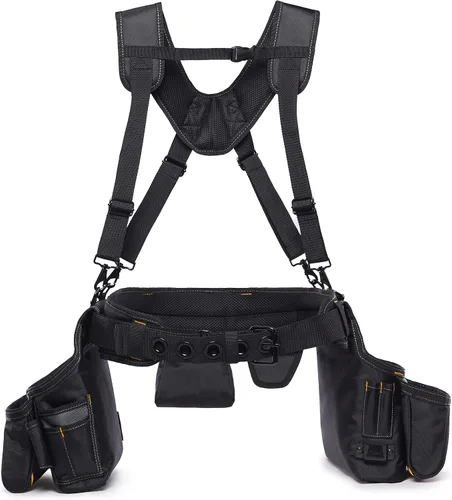 Vista 6 de ToughBuilt - Plataforma de suspensión Framer, correas de ajuste rápido, TB-303-6 Quick-Adjust Straps, Multiple Hang Points, Heavy-Duty