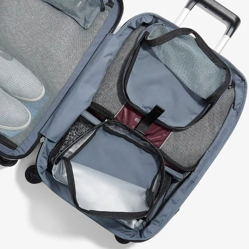 Vista 5 de eBags Fortis Pro 22 pulgadas USB equipaje de mano Spinner, Azul