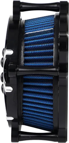 Vista 7 de Kit de sistema de filtro de admisión azul para Harley Touring Street Glide Road Glide 2008-2016, Trike 2008-2016, Softail 2016-2017