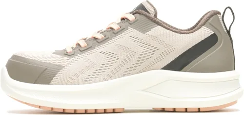 Vista 3 de Wolverine Zapato industrial Bolt Knit para mujer, Cemento