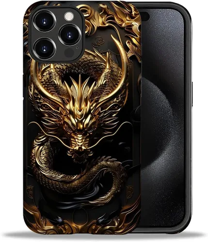 Vista 23 de CARLOCA Compatible con iPhone 12, Funda de Art Deco con patrón, TPU suave + PC duro 2 en 1, Funda protectora única con patrón, antiarañazos, TPU