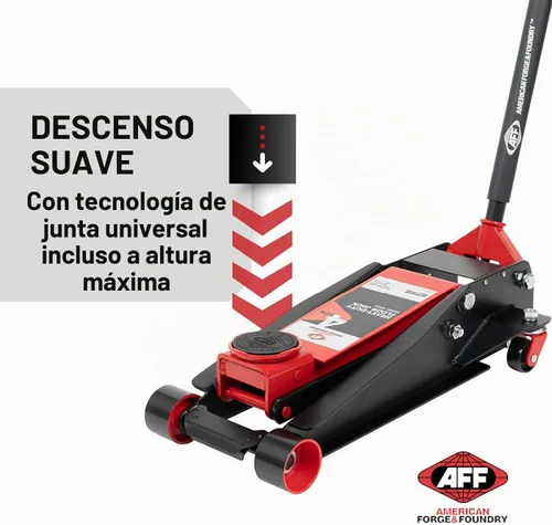 Vista 5 de AFF gato hidráulico para auto de 4 toneladas - Gato de piso con elevación relámpago - De alto rendimiento