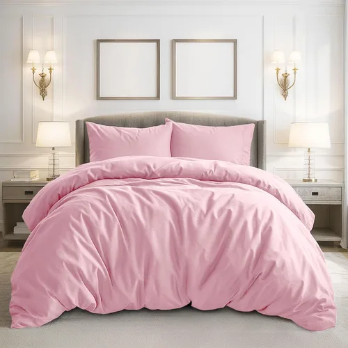Vista 12 de Pure Bedding - Funda de edredón tamaño Individual/Individual XL - Juego de ropa de cama extra suave de 2 piezas, incluye 1 funda de edredón de 68 x