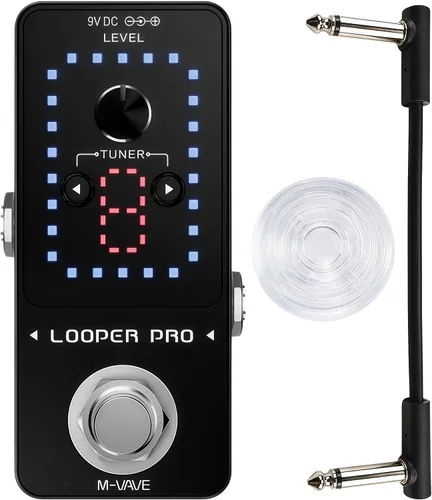 Vista 12 de M-VAVE ClassicDelay - Pedal de guitarra multiefectos, pedal de guitarra multiefectos, pedal de guitarra multiefectos, efecto de guitarra analógica