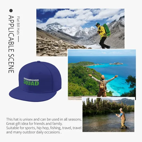 Vista 7 de Baseball Hats Ash-Wednesday Beach Baseball Hats for Women Summer Hat Light Weight shenaniganss Squad Sun Hats