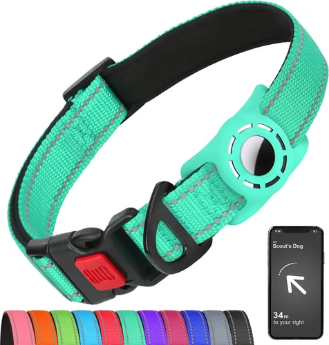 Vista 14 de Collar reflectante para perros pequeños con soporte de silicona
