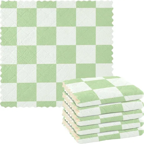 Vista 44 de Autumn Poppy Flowers06 - Juego de 6 paños de limpieza de microfibra para autos, máquina súper absorbente