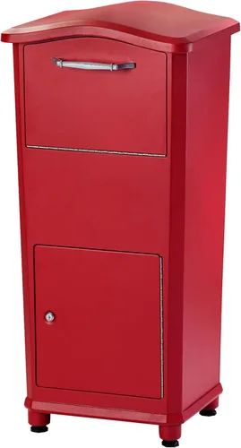 Vista 11 de Architectural Mailboxes 6900B Elephantrunk Caja de Entrega de Paquetes Negra Heavy duty aluminum locking parcel locker with pry-resistant 3-point