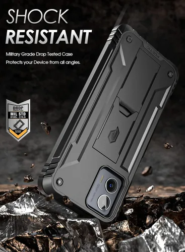 Vista 6 de Poetic Revolution - Funda para Motorola Moto G 5G 2023 [no para la versión 2022], [probada contra caídas de grado militar de 20 pies], funda