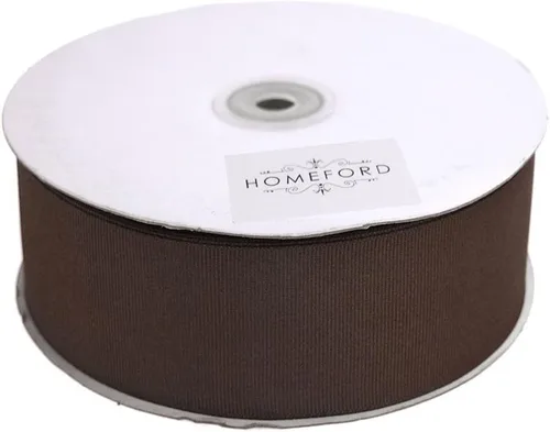 Vista 129 de Homeford Cinta de grogrén macizo, 50 yardas (1-1/2 pulgadas, oro antiguo)