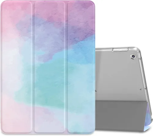 Vista 47 de MoKo Funda para iPad 9.7 2018/2017 de 5ª / 6ª Generación - Funda delgada y ligera con soporte para Smartphone con parte trasera translúcida
