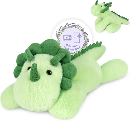 Vista 14 de SuzziPals Capibara de Peluche Calentable y Enfriable, Peluches de Almohadilla de Calentamiento para Microondas para Relajación y Alivio, Juguetes