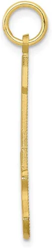 Vista 2 de Colgante de guitarra de oro amarillo macizo de 10 quilates, 1.181 in x 0.433 in, Metal