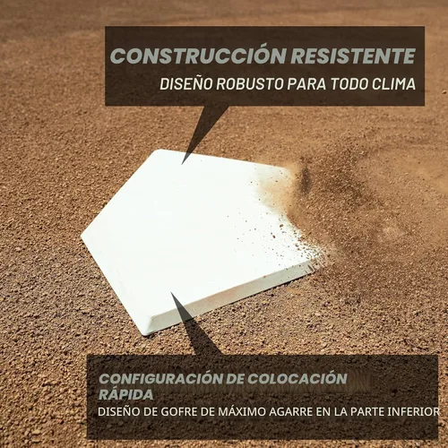 Vista 3 de GoSports Juego de base prémium de 4 piezas de béisbol y sóftbol, resistente para atletas