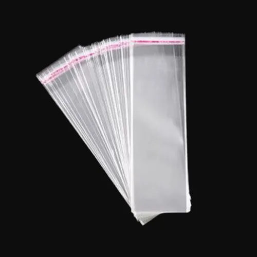 Vista 7 de 200 bolsas de celofán de plástico autoadhesivas de 1 x 6 pulgadas para galletas, dulces, joyas, manualidades, calcomanías de fiesta, regalo, 8