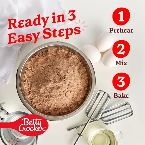 Vista 7 de Betty Crocker, Super Wet - Mezcla de pastel de comida del diablo, 13.25