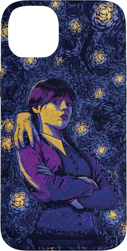 Vista 15 de Wednesday & Thing in Starry Night by Vincent Van Goth Case for iPhone 17