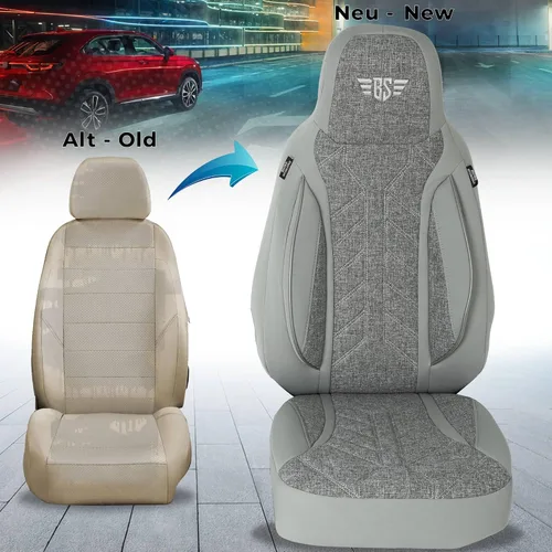 Vista 3 de BREMER SITZBEZÜGE Fundas de asiento personalizadas para VW Touran 2 PLKT208 PLKT208 - Gris