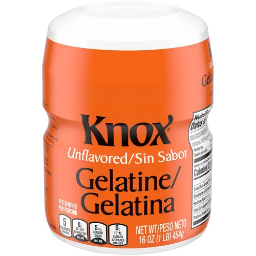 Vista 2 de Knox Gelatina sin sabor - 1 lb - Juego de 3