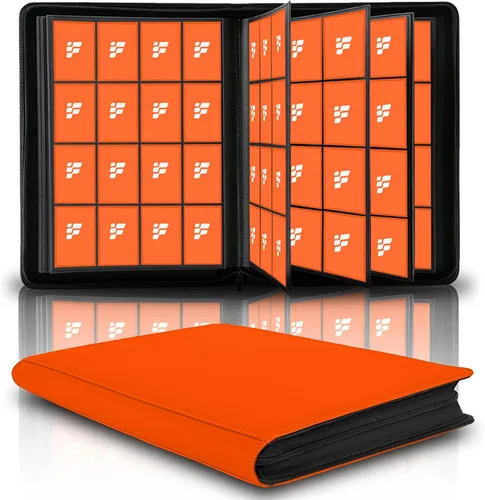 Vista 10 de Carpeta de tarjetas coleccionables de 9 bolsillos, libro de tarjetas premium para 360 tarjetas, álbum de tarjetas resistente para tarjetas
