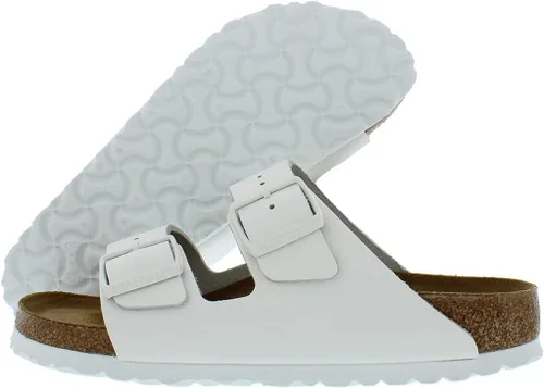 Vista 71 de Birkenstock Sandalias unisex Arizona con plantilla suave para adultos Negro (black Oiled Leather)