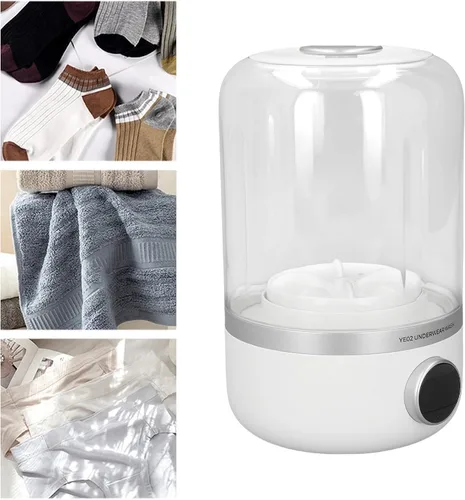 Vista 8 de Portable Cordless Washing Machine, Rechargeable Mini Washer for Baby Clothes, Socks & Small Garments, Ideal for Apartments & Camping, Compact &