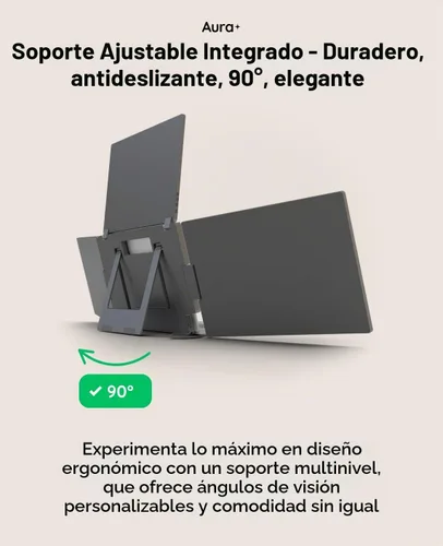 Vista 6 de Triple Boost Pro 14" Portable Monitor Extender