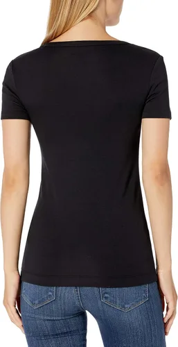 Vista 3 de Tienda Essentials paquete de 2camisetas de manga corta para mujer, cuello redondo, ajuste ceñido