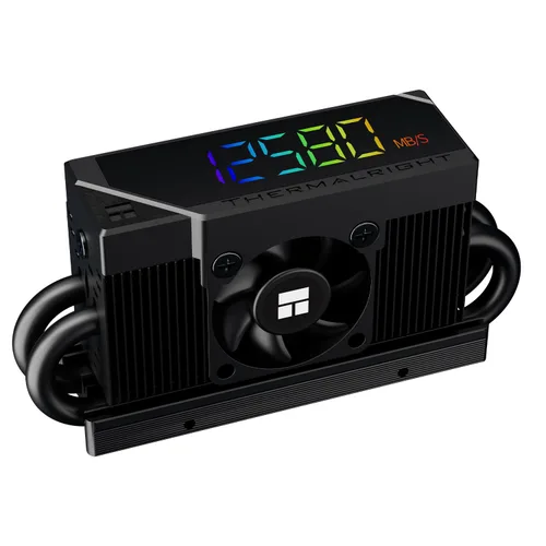Vista 12 de Thermalright HR10 2280 SSD Enfriamiento disipador de calor, disipador de calor de doble cara, tubos de calor de 4 × 0.197 in, con almohadilla