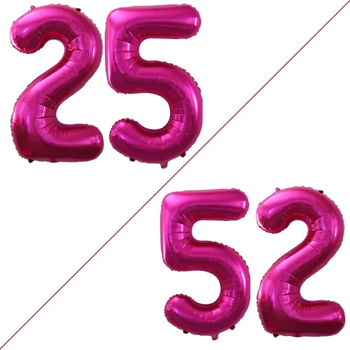 Vista 350 de Goer, conjunto de globos de papel aluminio para decoraciones de cumpleaños, globos de las letras de feliz cumpleaños y de números Oro
