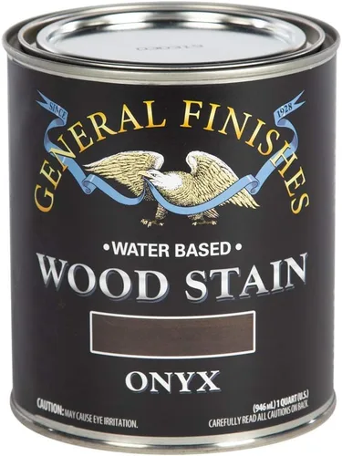 Vista 53 de General Finishes - Tinte para madera a base de agua, 1 cuarto de galón, cereza negra