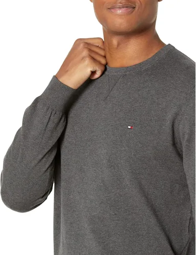Vista 3 de Tommy Hilfiger - Sudadera de cuello redondo para hombre color liso