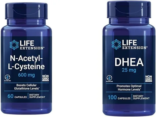 Vista 10 de Life Extension N-acetil-L-cisteína (NAC), respuesta inmune, salud respiratoria, salud hepática, NAC 600 mg, defensa antioxidante, radicales libres