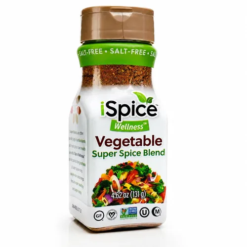 Vista 2 de iSpice Condimento sin sal, 100% libre de sodio, carne de res, pollo, salsa de carne, cerdo, verduras, ensalada y condimentos de mariscos