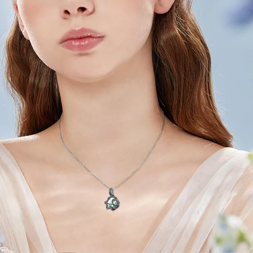 Vista 5 de TYSO Collar de pulpo para mujer, plata de ley 925 con colgante de pulpo, collar con colgante de pulpo, joyería de animales marinos, regalos