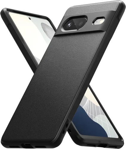 Vista 2 de Ringke Onyx - Funda compatible con Google Pixel 7 [negra] + funda delgada compatible con Google Pixel Watch [transparente + negro]