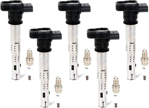 Vista 14 de Paquete de 6 bobinas de encendido UF242 y bujía de iridio IZFR5K11 compatible con Honda Accord Odyssey 3.0L 3.5L V6, Acura CL TL 3.2L V6 Reemplazar