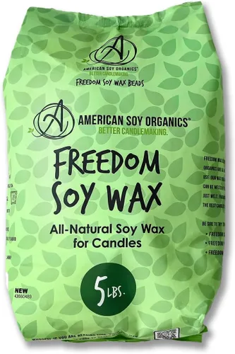 Vista 9 de American Soy Organics - Cuentas de cera de soja Freedom de 1 libra para hacer velas - Cuentas de cera para microondas - Suministros prémium